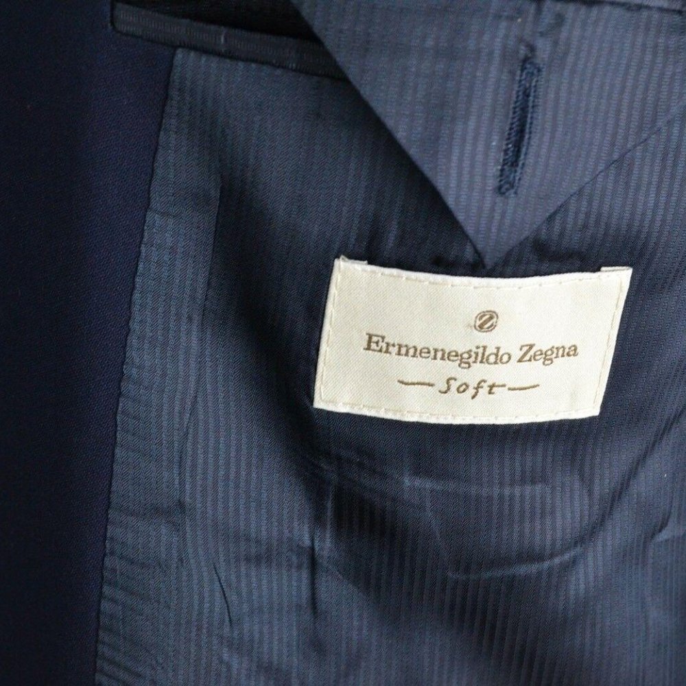 Ermenegildo Zegna Navy Blazer - Picture 7 of 8